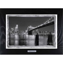 Картина-сувенир Нью Йорк  Brooklyn Bridge 28х38см